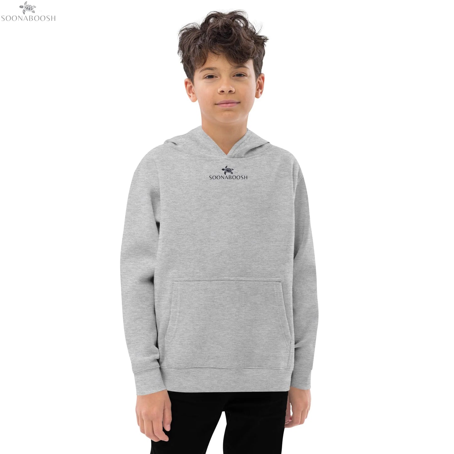جيم أون Kids Hoodie | Arabic Fleece Soccer Hoodie for Boys & Girls SOONABOOSH