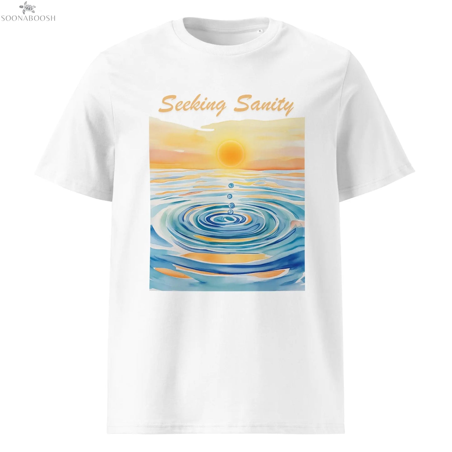 Seeking Sanity T-Shirt | Unisex Organic Cotton Streetwear Tee SOONABOOSH