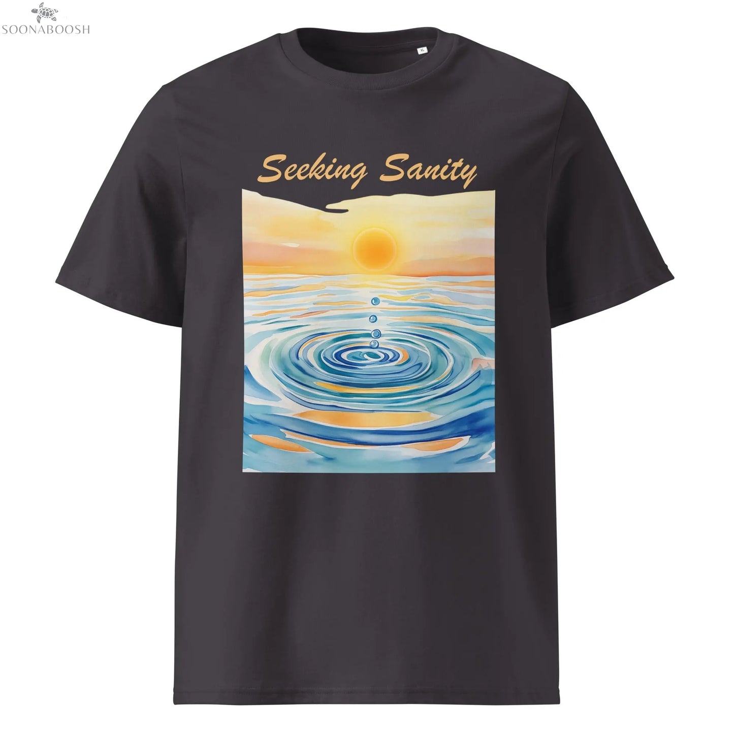 Seeking Sanity T-Shirt | Unisex Organic Cotton Streetwear Tee SOONABOOSH