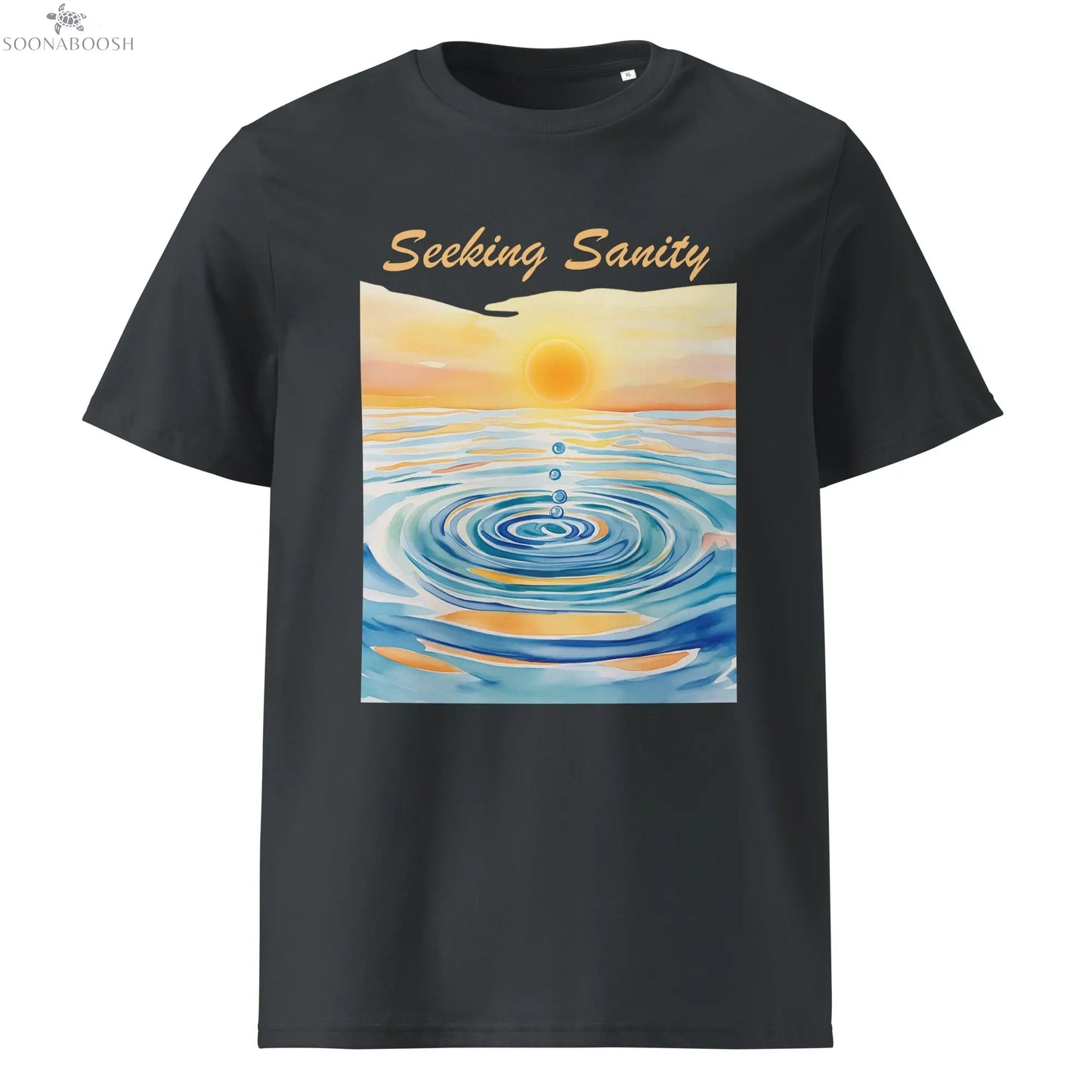Seeking Sanity T-Shirt | Unisex Organic Cotton Streetwear Tee SOONABOOSH