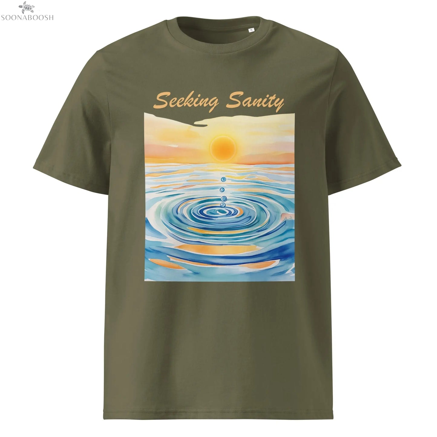Seeking Sanity T-Shirt | Unisex Organic Cotton Streetwear Tee SOONABOOSH
