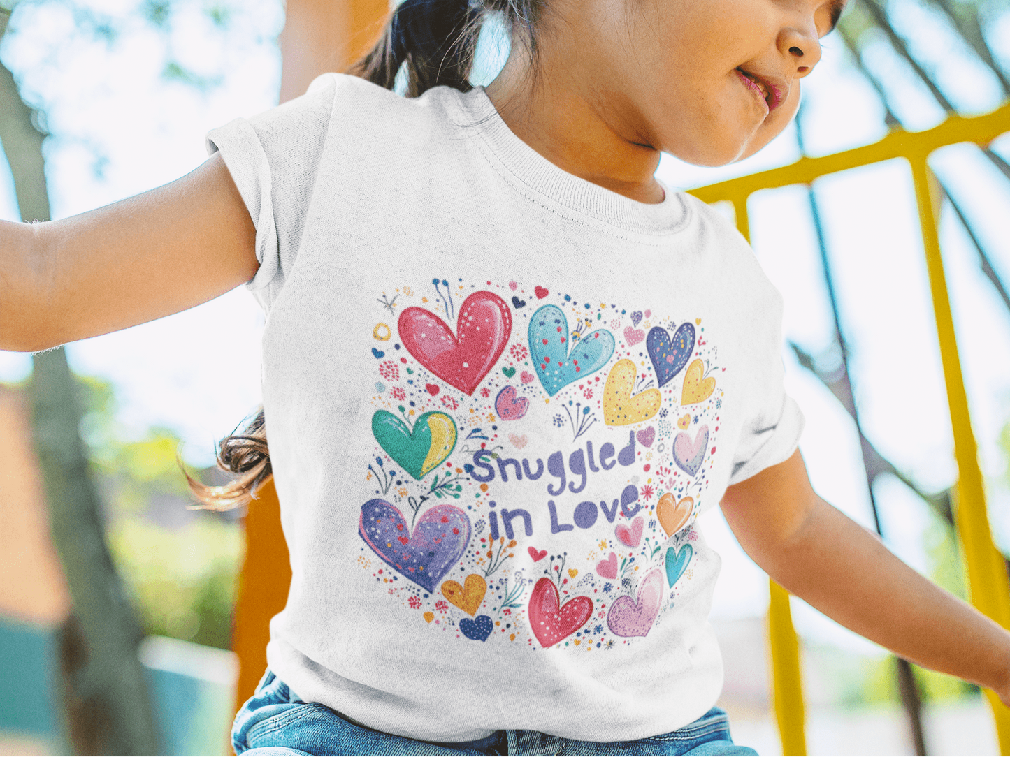 Snuggled in love Toddler Short Sleeve Tee