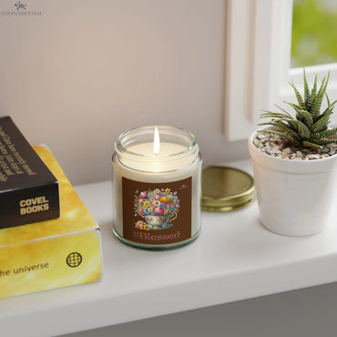 #Blessed Eco-Luxe Scented Candle | Hand-Poured Calm in a Jar Printify