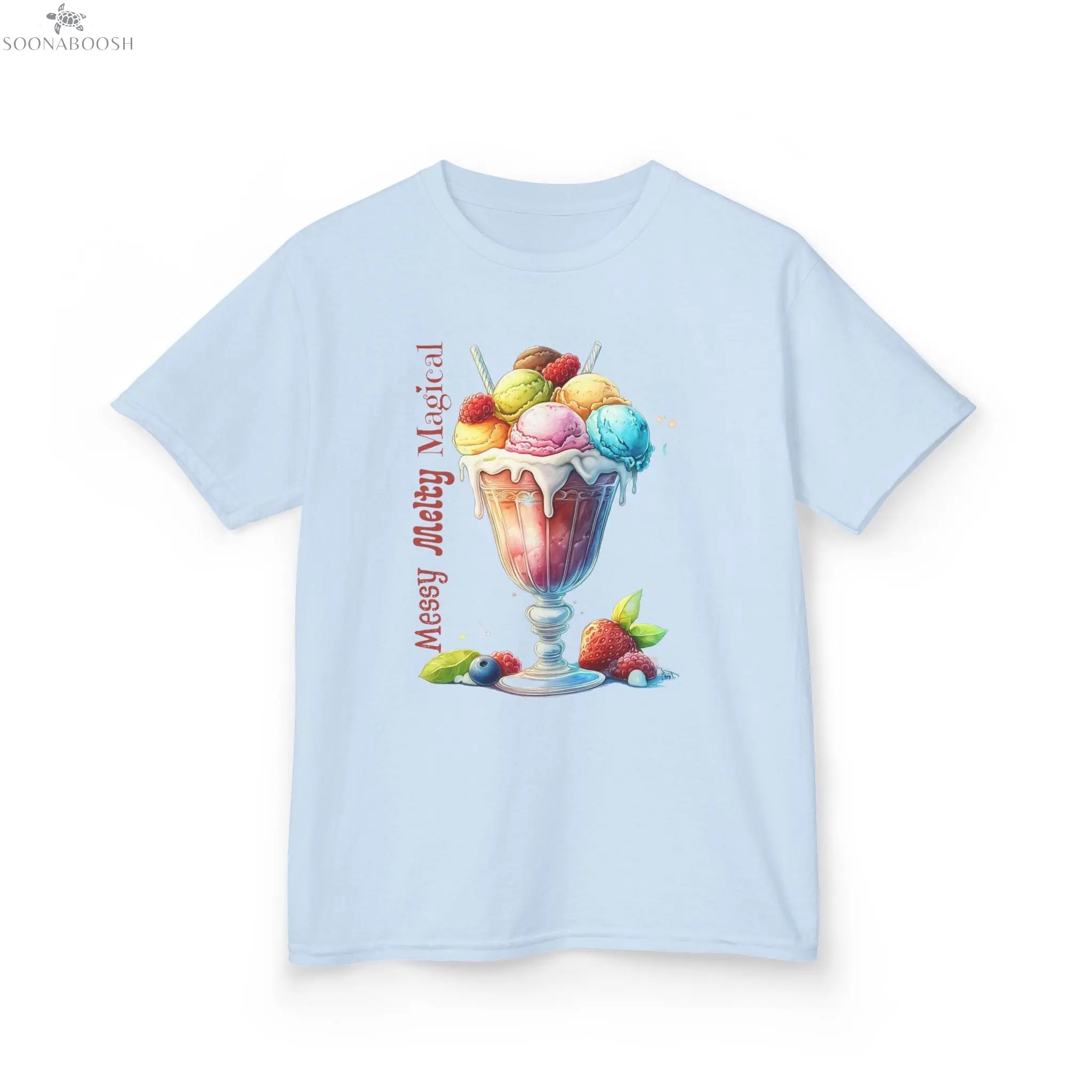 Messy, Melty, Magical Kids' Ice Cream T-Shirt Printify