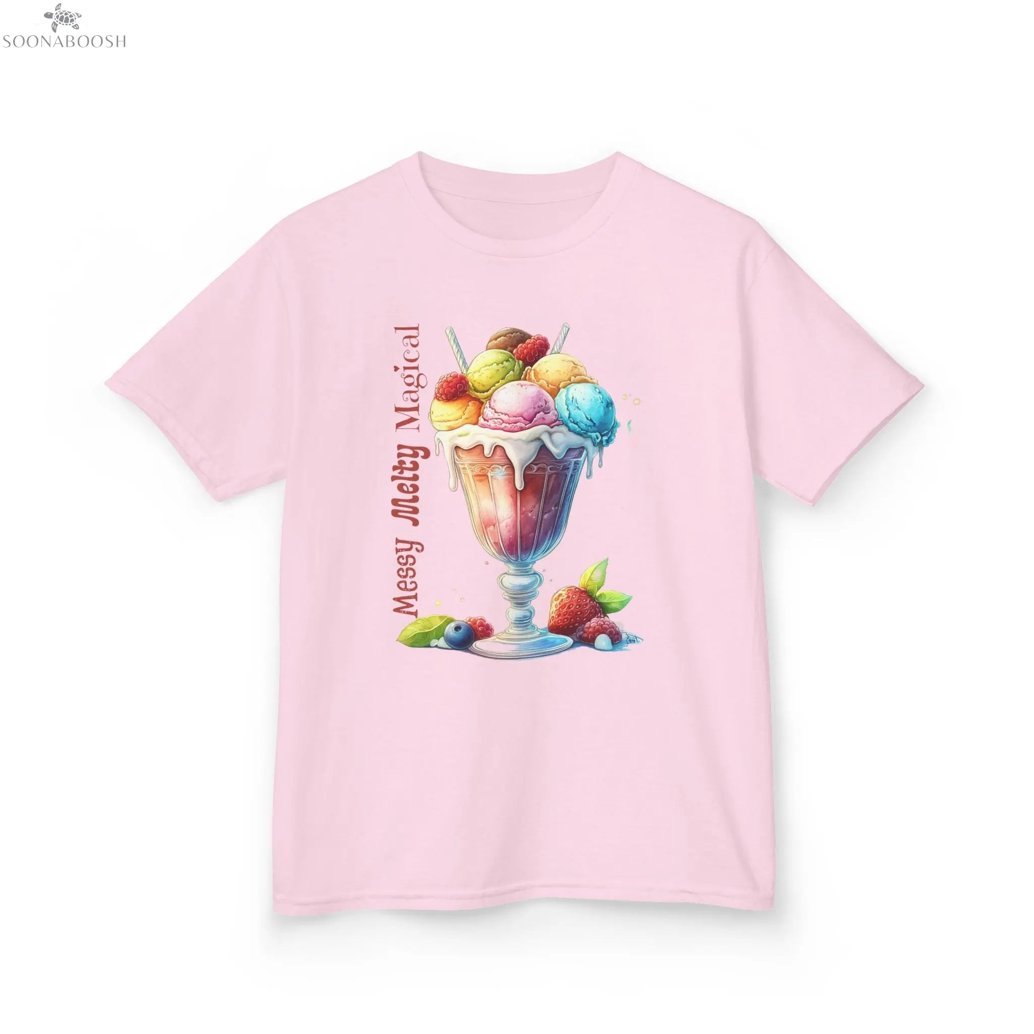 Messy, Melty, Magical Kids' Ice Cream T-Shirt Printify