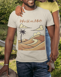 World on Mute unisex organic cotton t-shirt