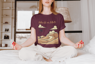 World on Mute unisex organic cotton t-shirt