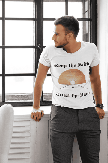 Faith & Trust Unisex V-Neck Cotton Tee