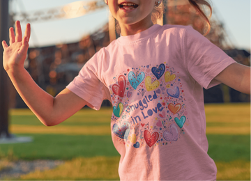 Snuggled in love Toddler Short Sleeve Tee